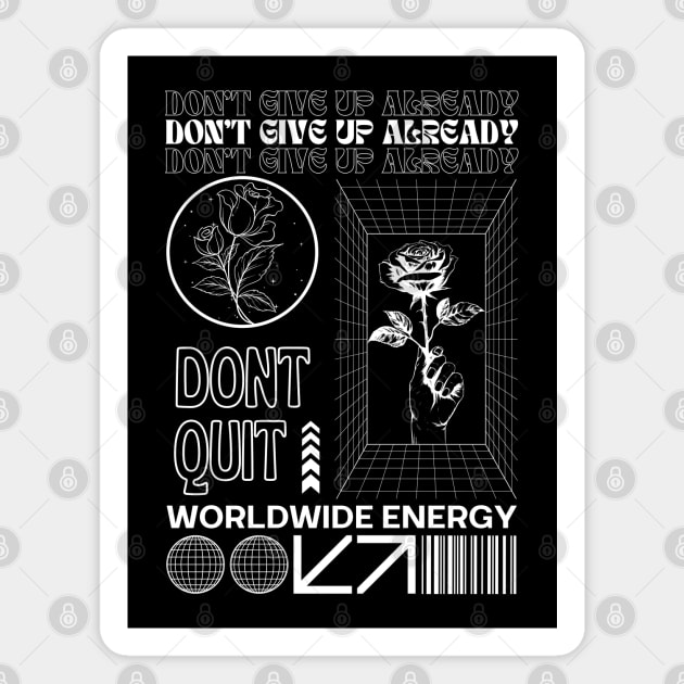 DONT QUIT Magnet by Popular_and_Newest